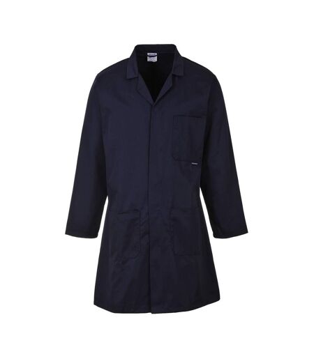 Unisex adult lab coat navy Portwest