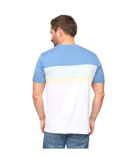 Mens Fenshaw T-shirt Blue Stripe Bewley & Ritch
