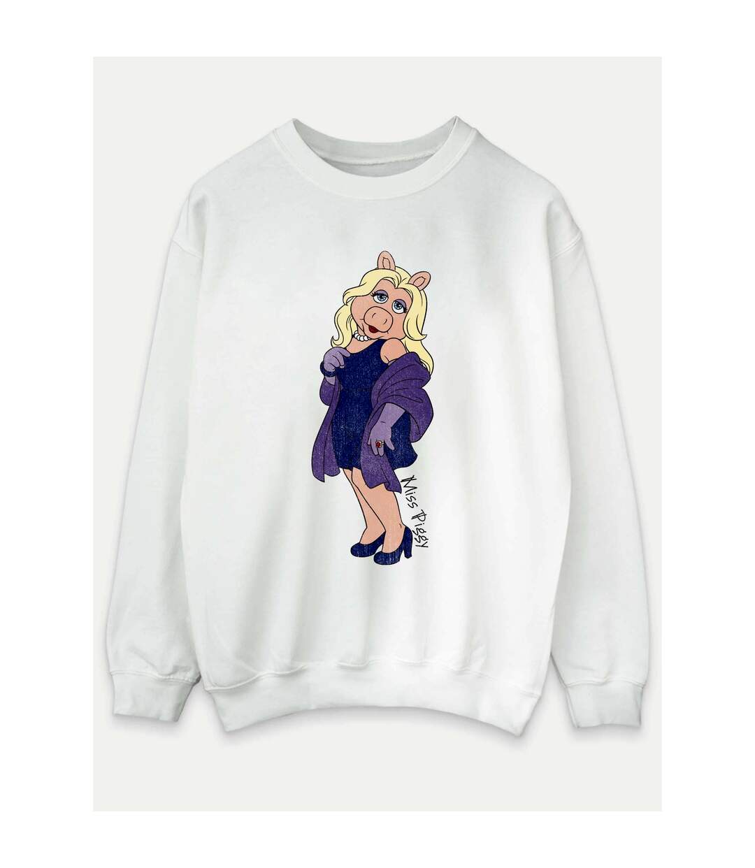 Disney - Sweat THE MUPPETS CLASSIC MISS PIGGY - Femme (Blanc) - UTBI9320-2