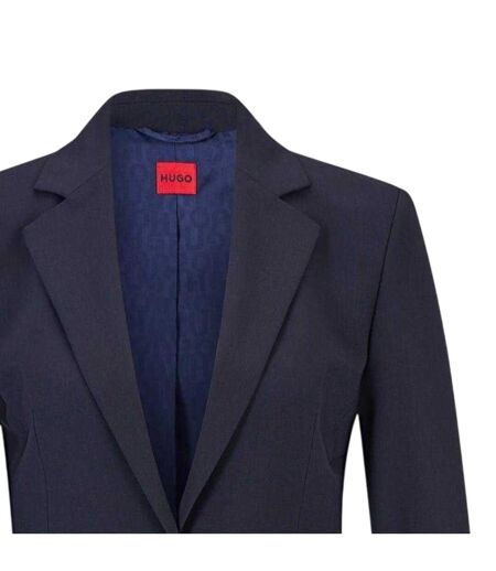 Veste De Costume Femme Bleu Foncé Hugo