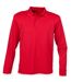 Henbury Mens Coolplus Moisture Wicking Long Sleeve Polo Shirt (Classic Red) - UTRW4751