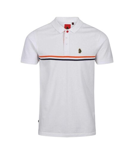 Mens Plantanos Polo Shirt White Luke 1977