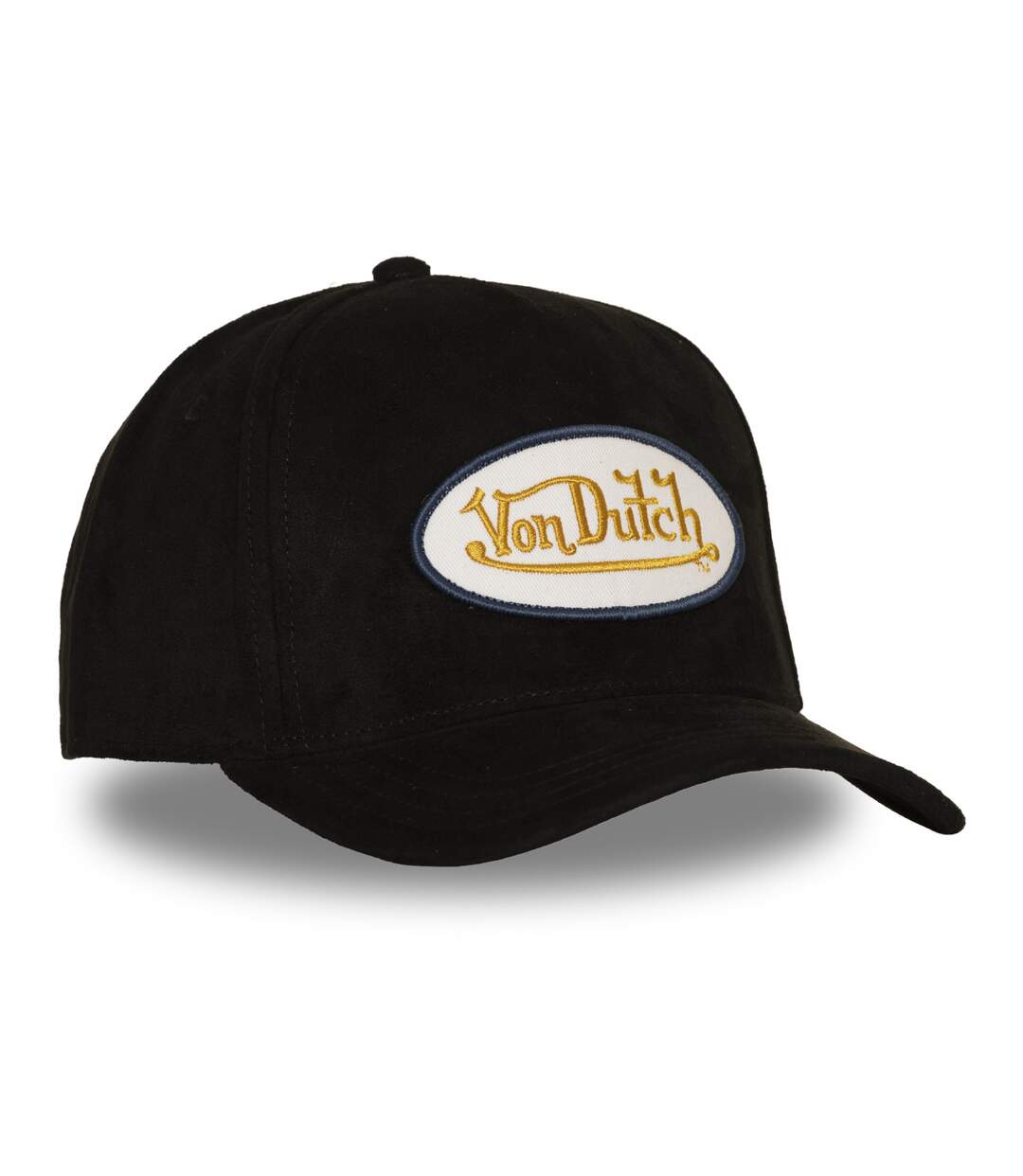 Casquette trucker en suédine avec filet et écusson fourrure Fur Vondutch-4