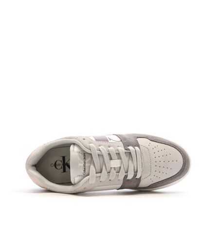 Baskets grises femme calvin klein jeans mushroom