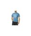 Mens Motorbike Cotton Regular T-shirt Blue Replay-1