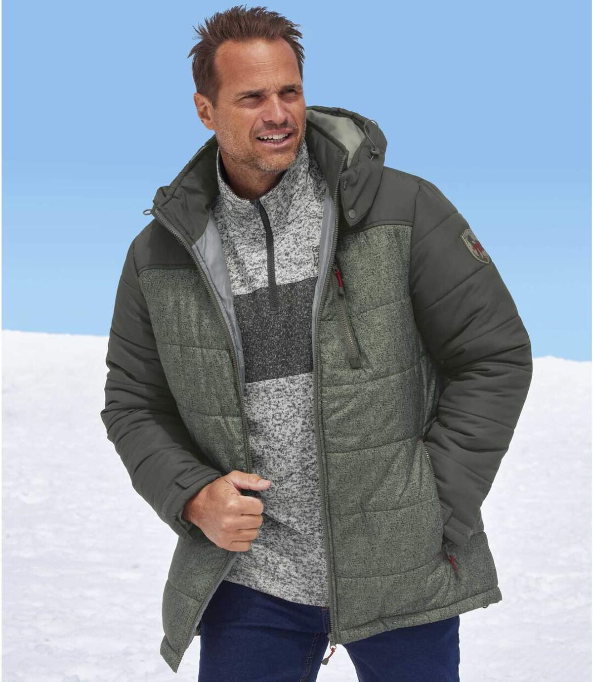 Утепленная Куртка со Съемным Капюшоном Atlas For Men