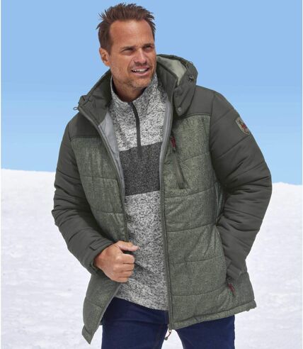 Winter Snow puffer kabát levehető kapucnival