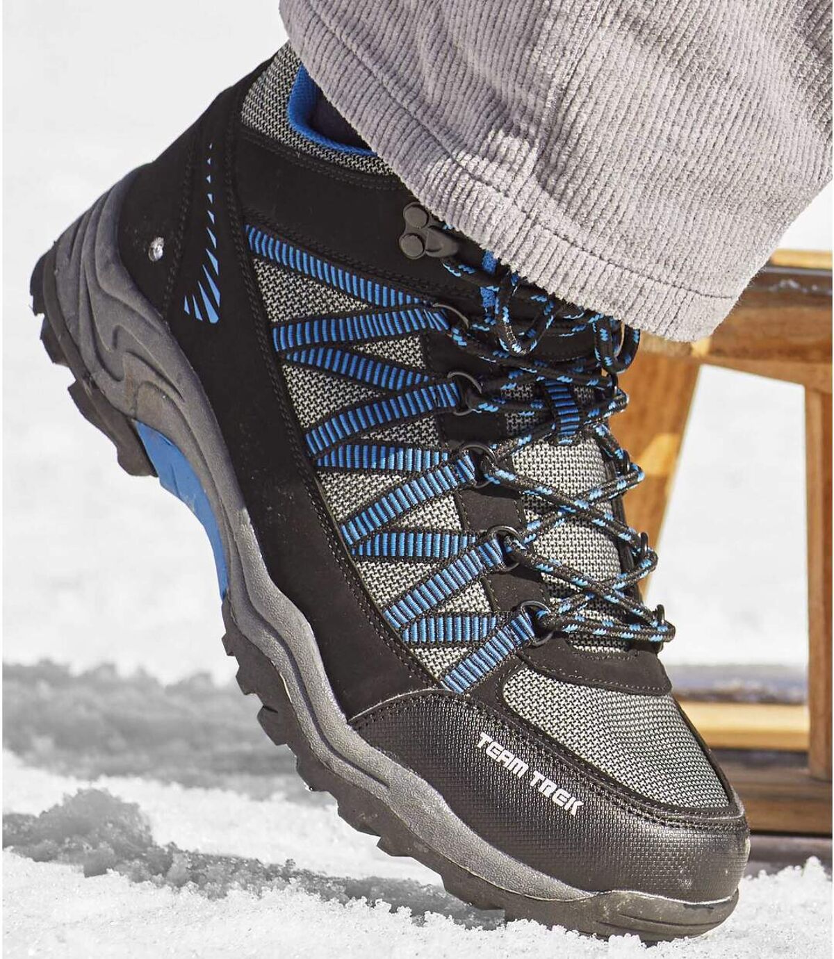Men's Black and Gray Hiking Boots - Team Trek® by Atlas for Men Atlas For Men