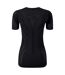 Womens/ladies  3d Fit Seamless Sports Top Black TriDri-2