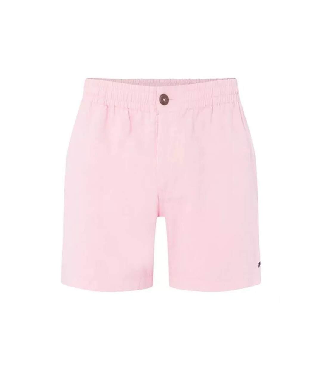 Mens stretch chino shorts pink Raging Bull-1