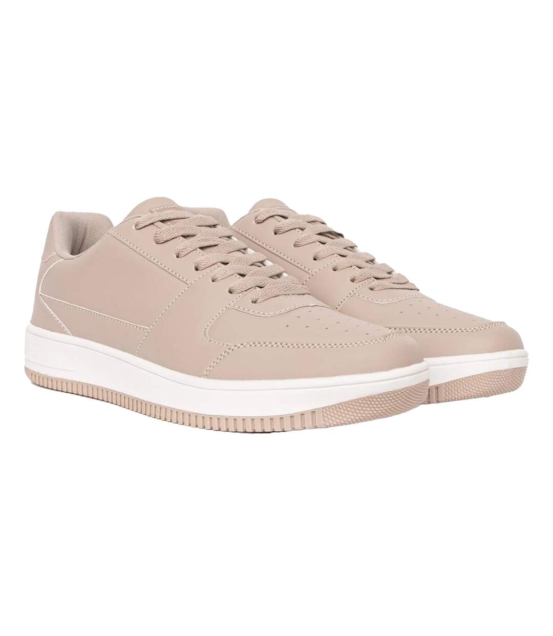 Mens Casimiro Trainers Stone Crosshatch-1