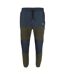 Mens Sherpa Fleece Jogging Bottoms Green Speero-1