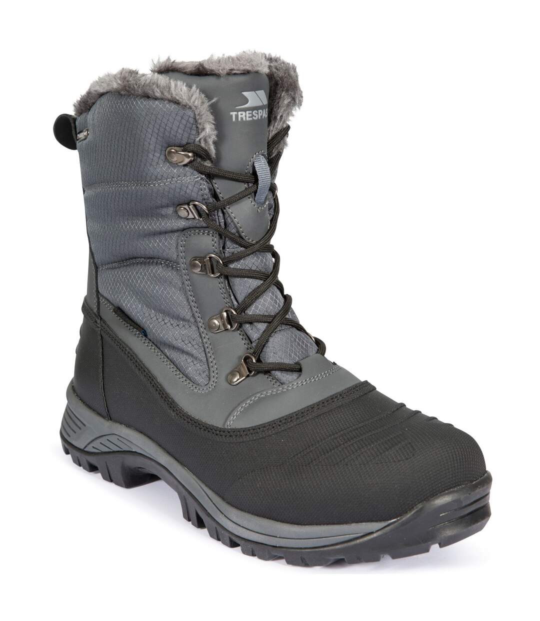 Trespass Mens Negev II Leather Snow Boots (Castle Grey) - UTTP4373