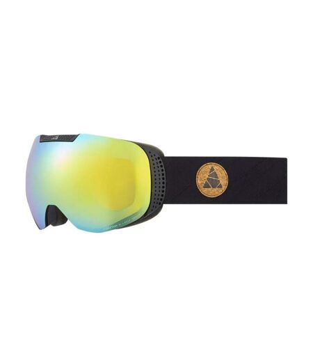 Masque de ski noir/jaune mixte cairn ultimate