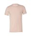 T-shirt adulte beige clair chiné Bella + Canvas