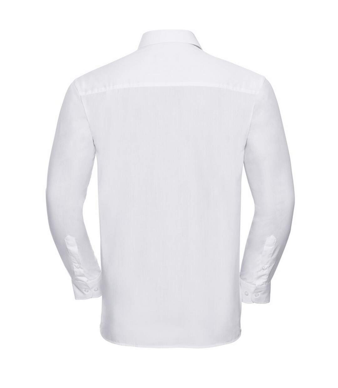 Chemise Manches Longues Homme Blanc Russell Collection-2