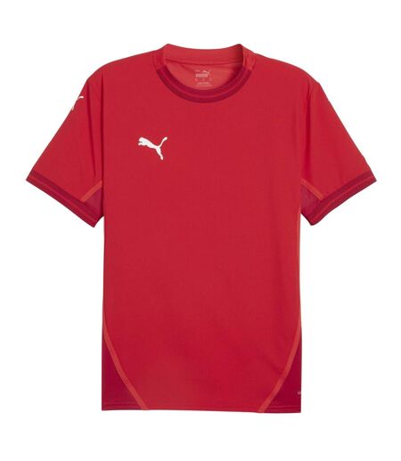 Mens Teamfinal Jersey T-shirt Red White Puma