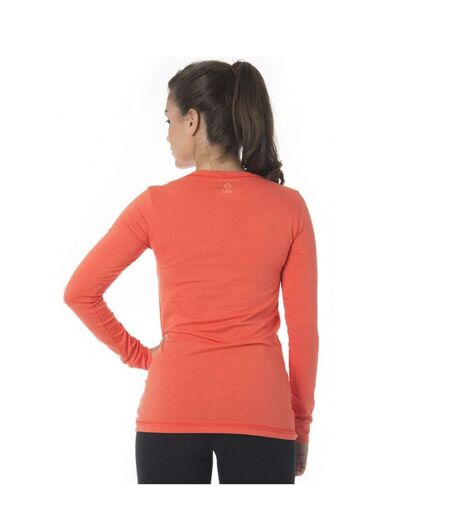 T-shirt Manches Longues Polo Femme Rouge Ralph Lauren