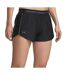 Short de sport noir femme under armour tech play-1