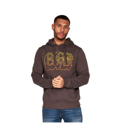 Duck and Cover Mens Fillberts Hoodie (Forged Iron)