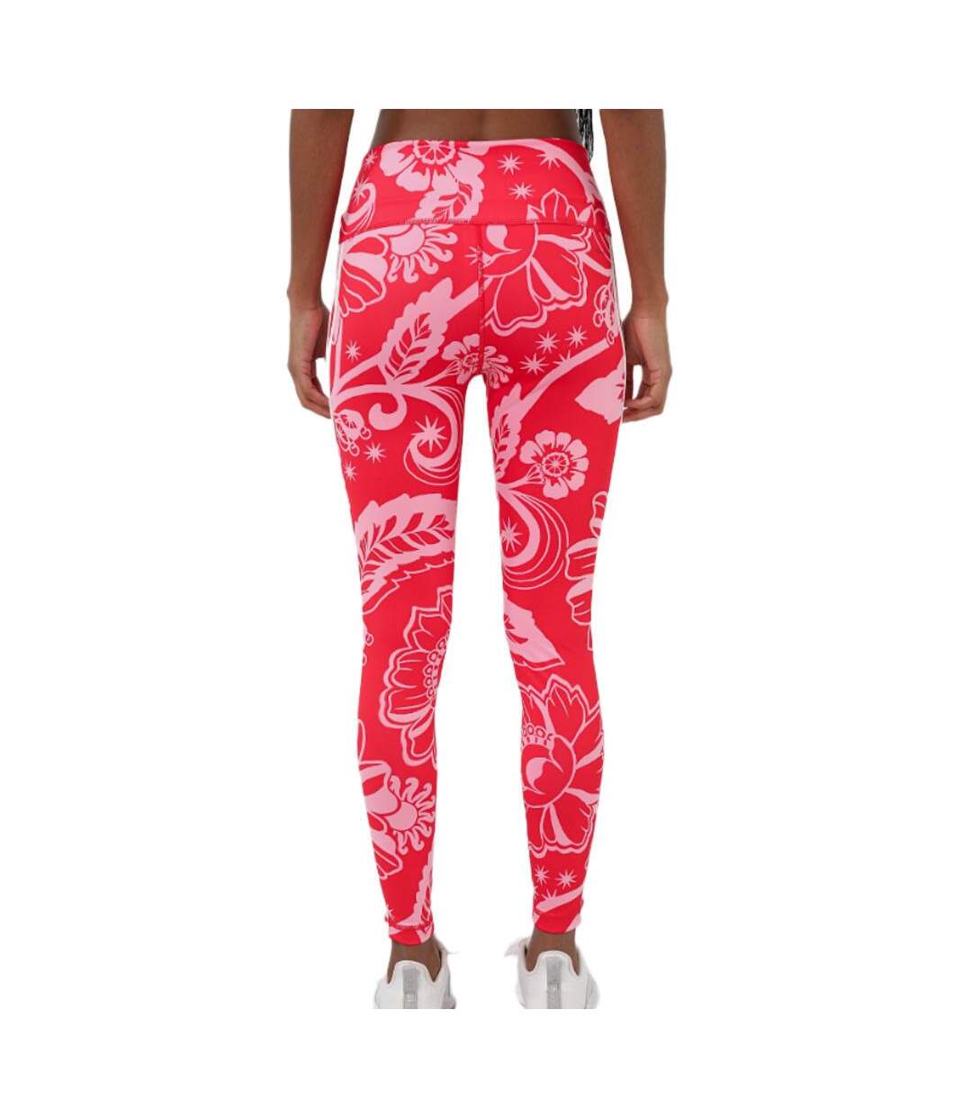 Legging rouge/rose femme adidas farm-2