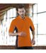 Gamegear® Mens Track Pique Short Sleeve Polo Shirt Top (Navy/ Turqoise) - UTBC412
