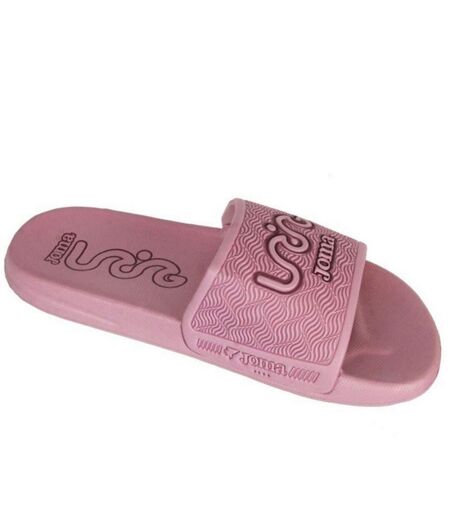 Claquettes Style Logo S.land Femme Rose Joma