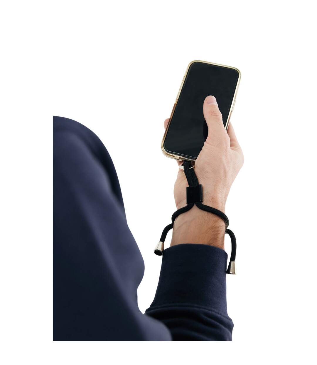 Carryloop Adjustable Recycled Pet Phone Holder Wristlet Black XD Collection-1