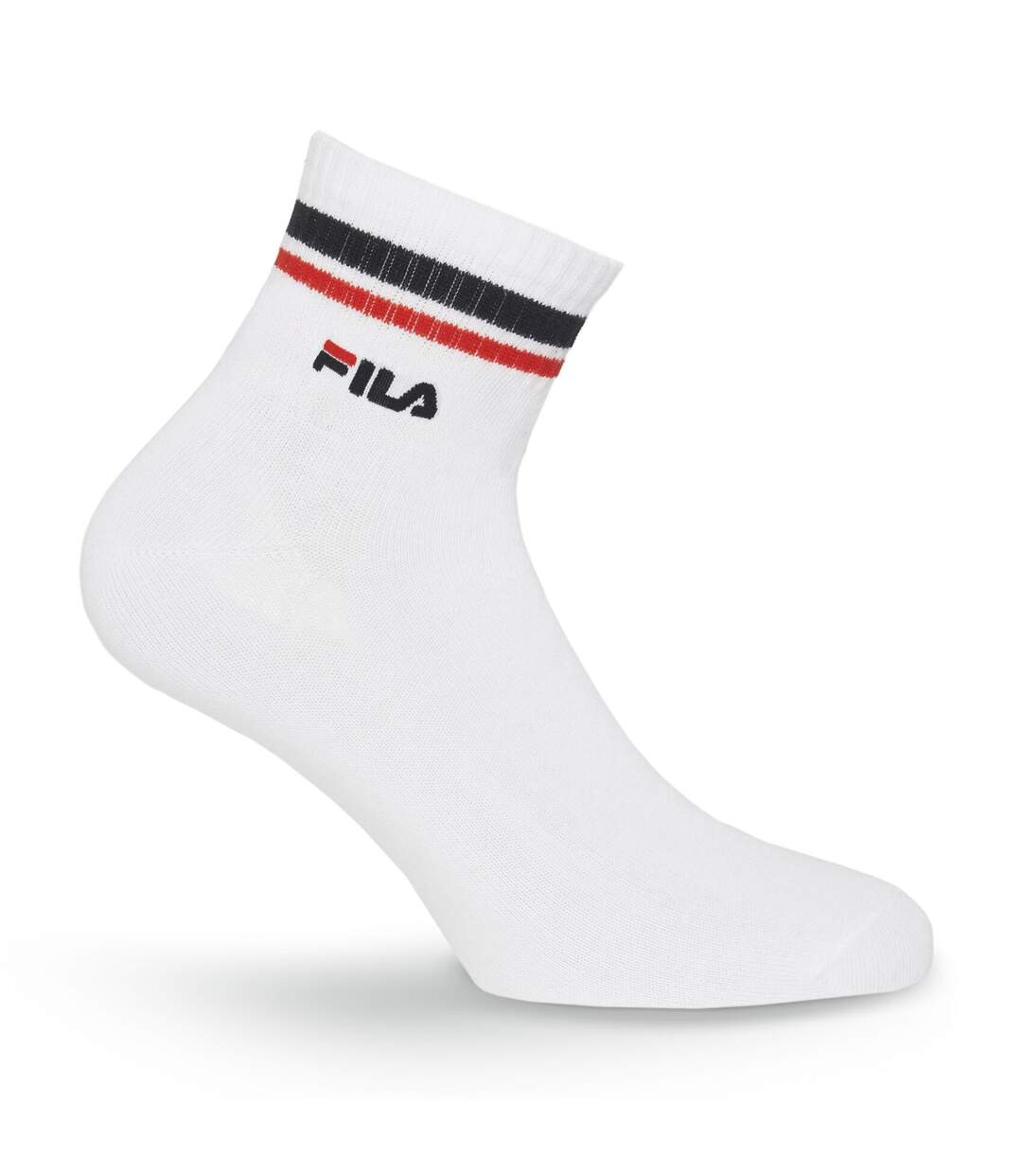 Lot 6 Paires de chaussettes Quarter homme Rayés et petit logo F9398 Fila-3