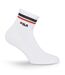 Lot 6 Paires de chaussettes Quarter homme Rayés et petit logo F9398 Fila-3