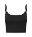 Womens/ladies Recycled Sports Bra Black TriDri-1