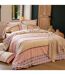 Housse de couette 100% coton INOUK rose/beige-1