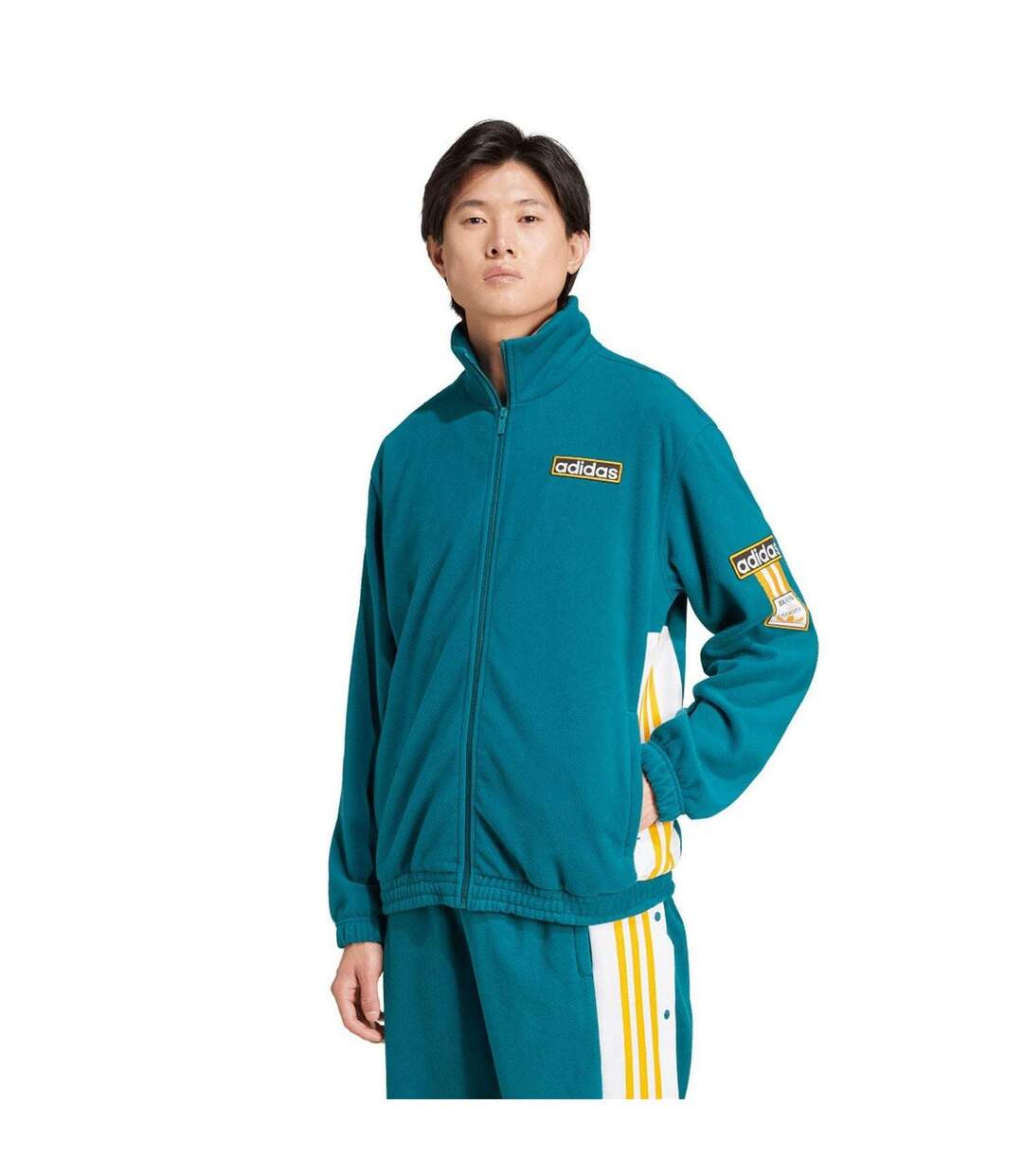 Veste De Survêtement Adibreak Homme Bleu Sarcelle Adidas-1