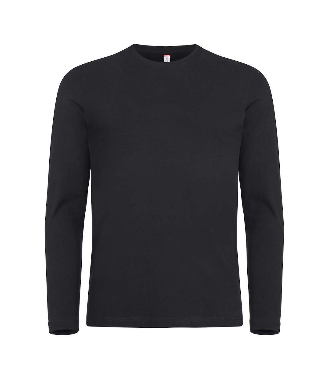 Mens Premium Long-sleeved T-shirt Black Clique-1