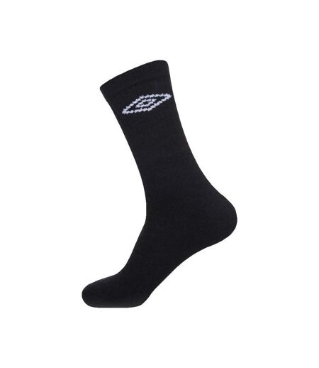x6 paires chaussettes noir homme umbro tennis - 39/42
