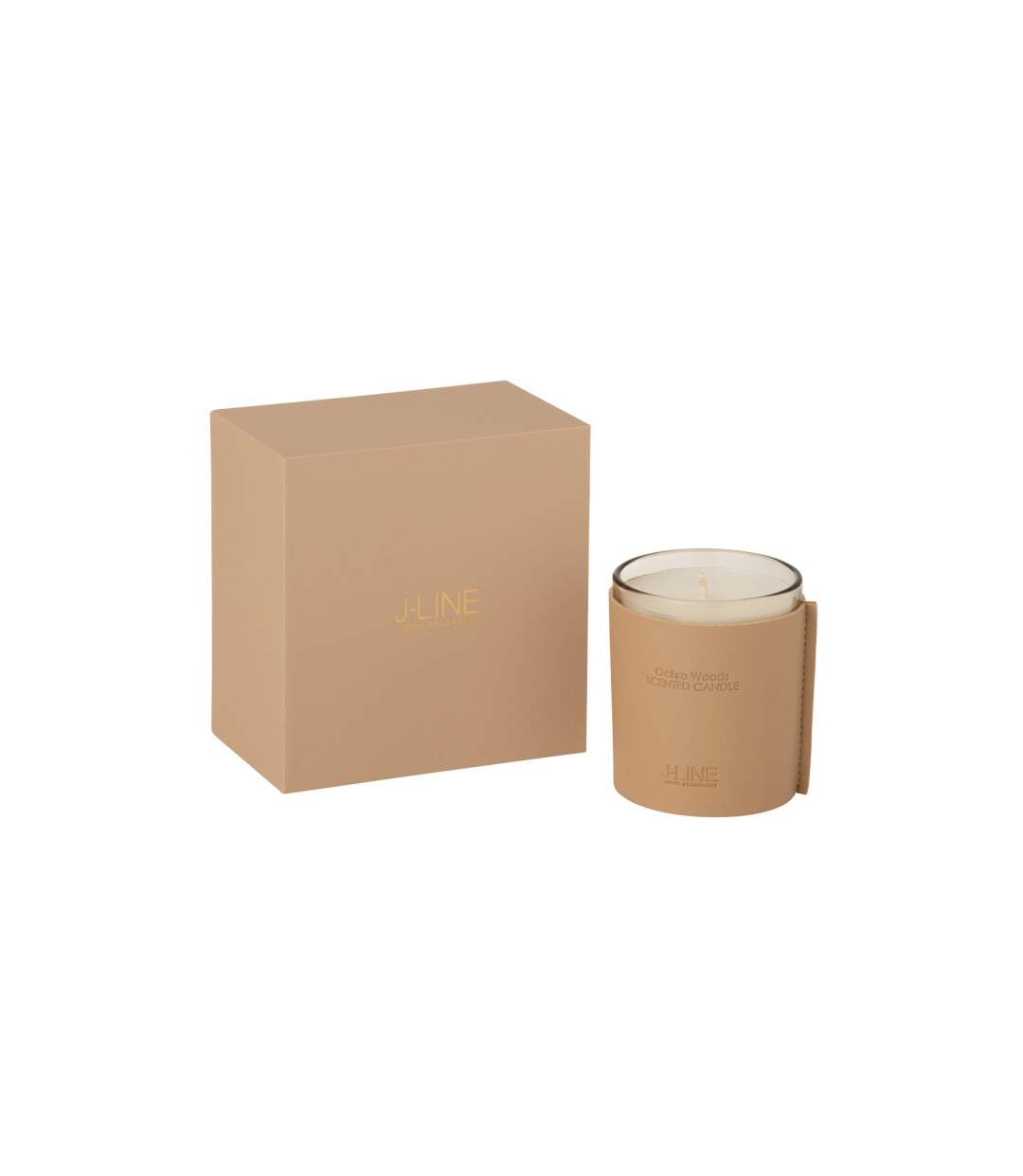 Bougie Parfumée Scented 14cm Ochre Woods-1