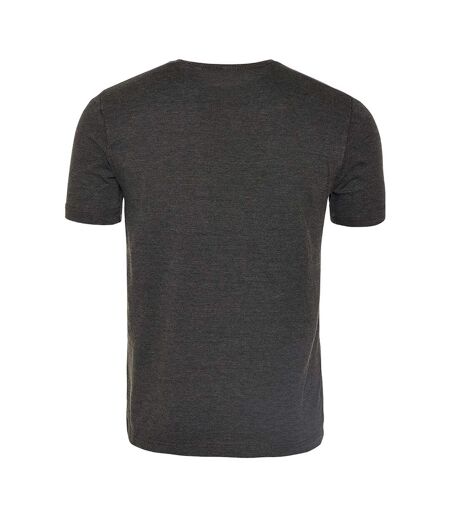 Unisex Adult Washed T-shirt Jet Black AWDis Just Ts