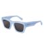 Womens/ladies Davie Square Frame Sunglasses One Size Blue Off White-1