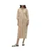 Robe orange/ecru femme vero moda nethe-1