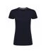 T-shirt Signature Femme Bleu Marine SG-1