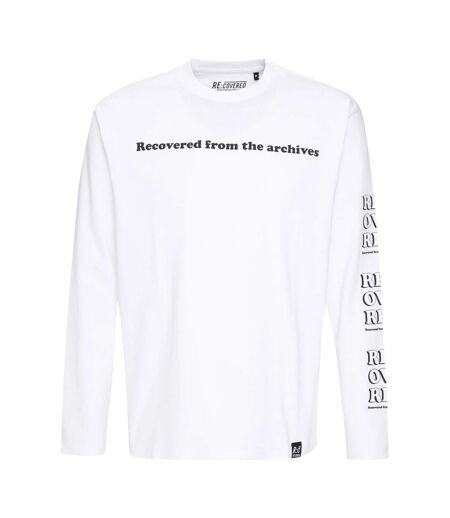 T-shirt Motif/style Lettrage Retro Homme Blanc K-Swiss