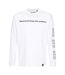T-shirt Motif/style Lettrage Retro Homme Blanc K-Swiss-2