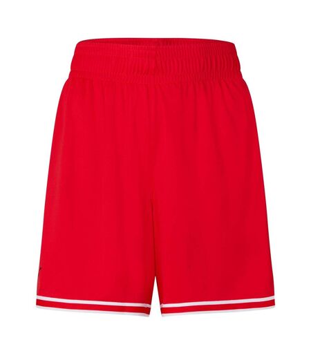 Womens/ladies Hoops Team Game Performance Shorts Red Puma