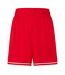 Womens/ladies Hoops Team Game Performance Shorts Red Puma-1