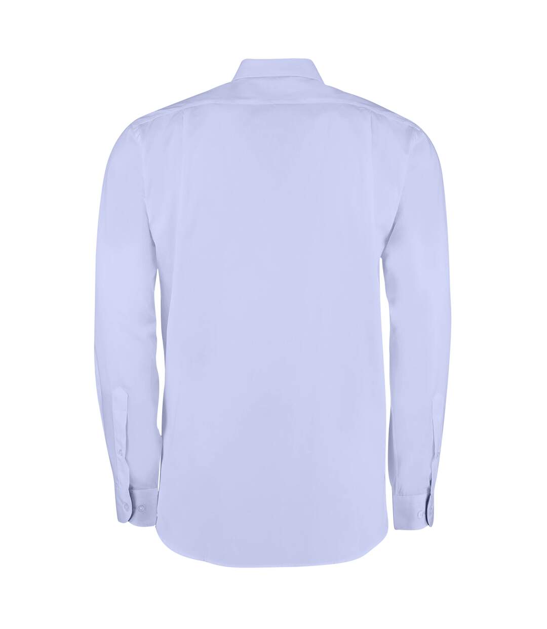 Chemise à manches longues homme bleu clair / bleu marine Kustom Kit-2