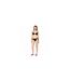 Lot De 2  Ensemble Maillots De Bain 2 Pièces Femme Noir 4F-1
