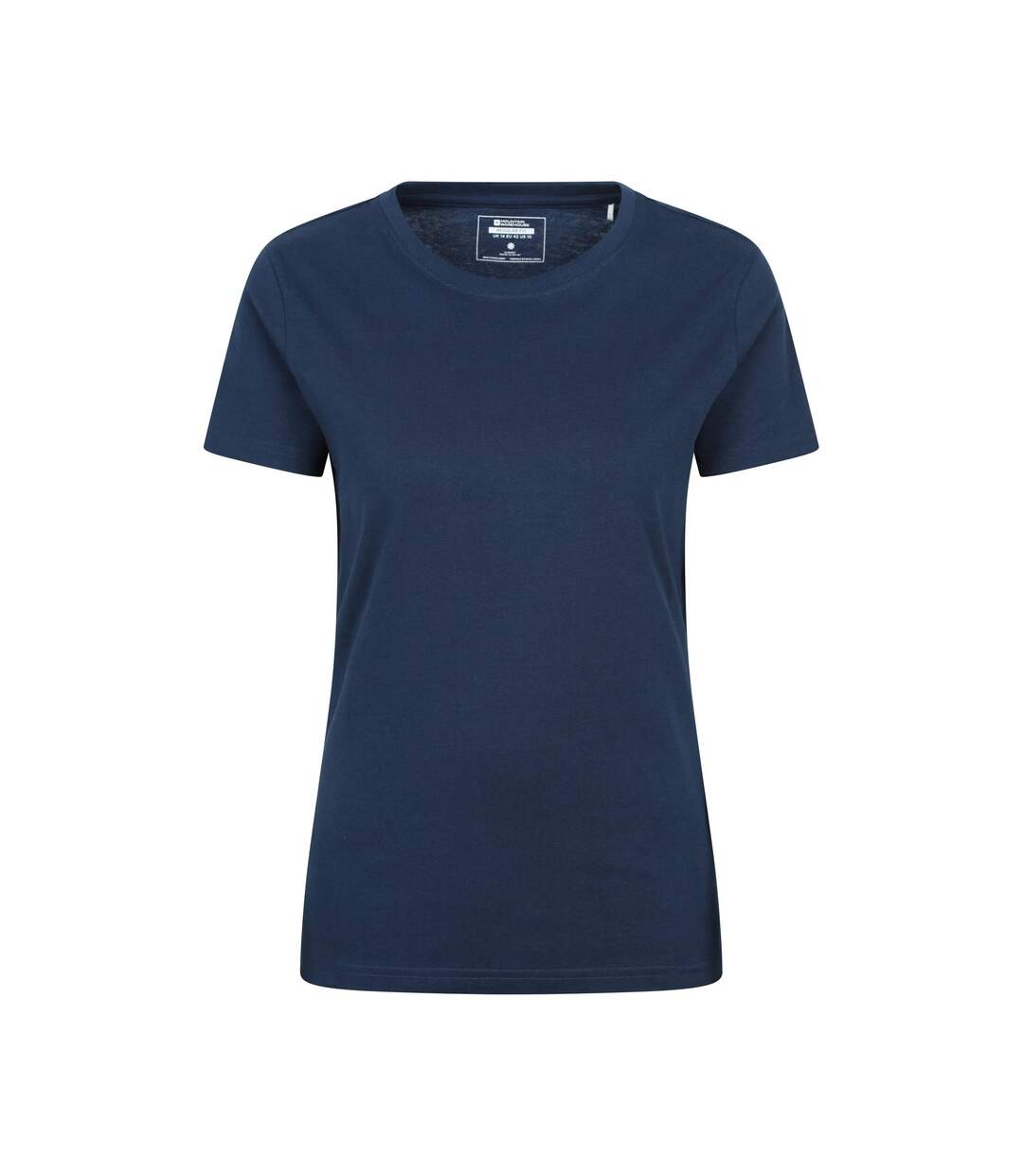 T-shirt basic femme bleu marine Mountain Warehouse-1