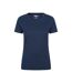 T-shirt basic femme bleu marine Mountain Warehouse-1