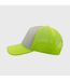 Casquette style trucker rapper mixte jaune fluo / blanc Atlantis