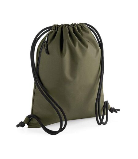Sac à cordon taille unique vert kaki Bagbase
